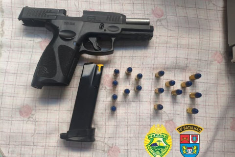 ABORDAGEM DE SUSPEITO/ ENTREGA DE ARMA DE FOGO