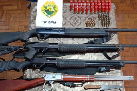 PORTE ILEGALDE ARMA DE FOGO- ACESSÓRIOS OU MUNIÇÃO EM NOVA FÁTIMA PR