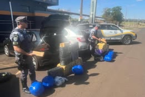 POLICIAMENTO RODOVIÁRIO PRENDE TRAFICANTES EM RODOVIA DE SALTO GRANDE/SP COM MAIS DE MEIA TONELADA DE DROGAS