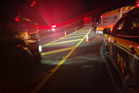 PRF atende sinistro com óbito em Ortigueira (PR)
