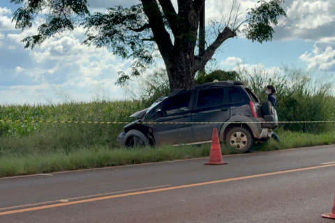 Tragédia na PR-436 entre Abatiá e Ribeirão do Pinhal tira a vida de um homem